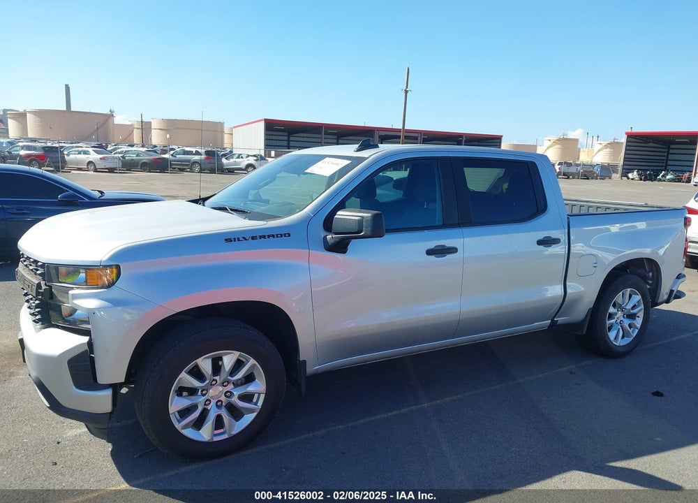 2021 CHEVROLET SILVERADO 1500 2WD SHORT BED CUSTOM VIN: 3GCPWBEK8MG241888