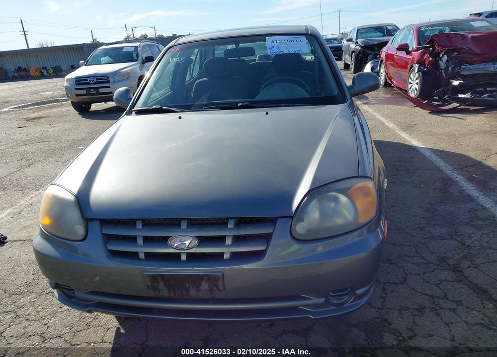 2004 HYUNDAI ACCENT GL VIN: KMHCG45C04U531177