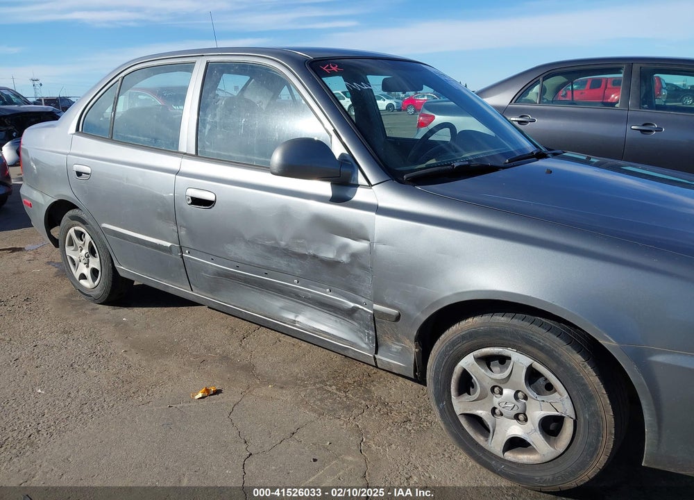 2004 HYUNDAI ACCENT GL VIN: KMHCG45C04U531177