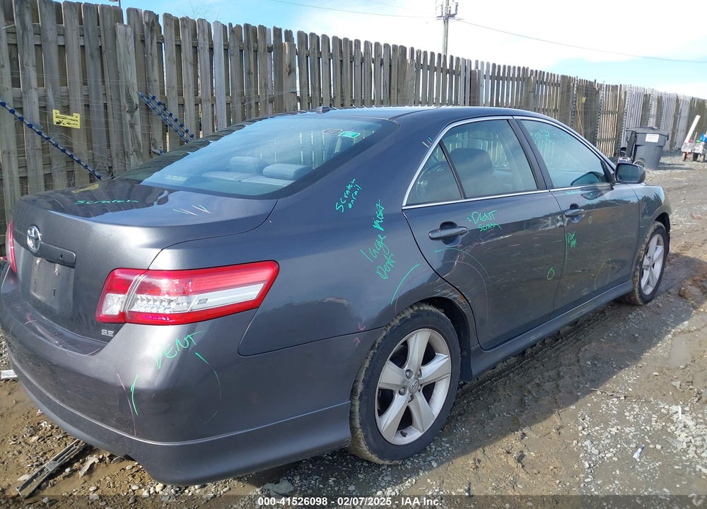 2010 TOYOTA CAMRY SE VIN: 4T1BF3EKXAU501387
