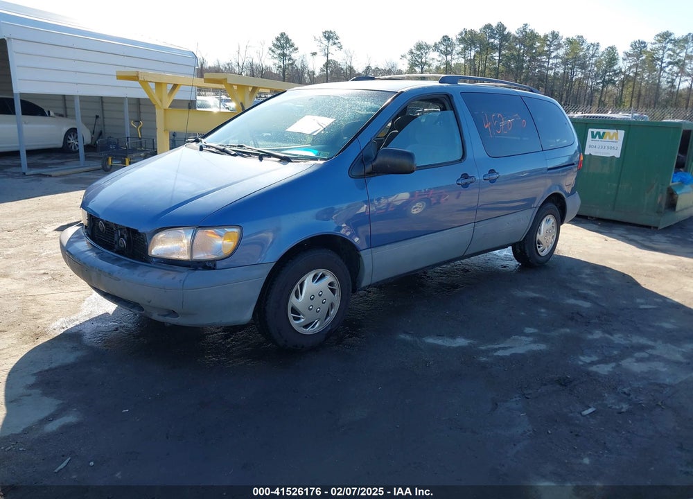 2000 TOYOTA SIENNA VIN: 4T3ZF13C0YU242330