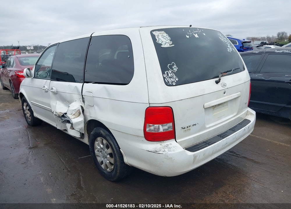 2004 KIA SEDONA EX/LX VIN: KNDUP131446537660