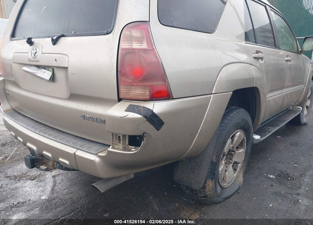 2003 TOYOTA 4RUNNER LIMITED V8 VIN: JTEBT17R630026810