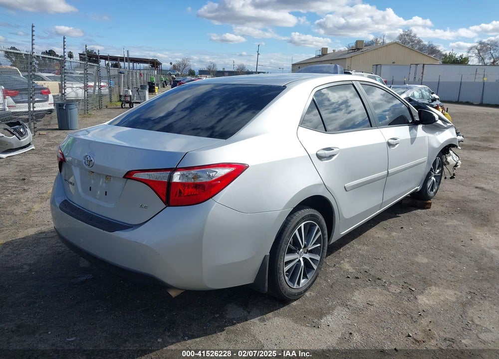 2016 TOYOTA COROLLA VIN: 5YFBURHE7GP543881
