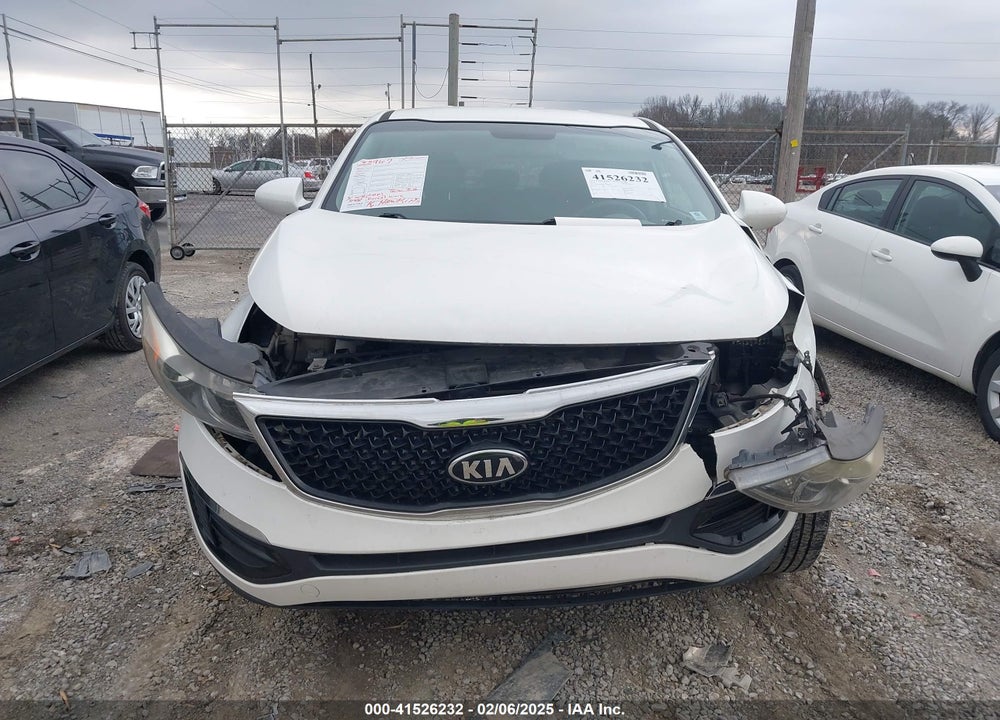 2016 KIA SPORTAGE LX VIN: KNDPB3AC6G7838389