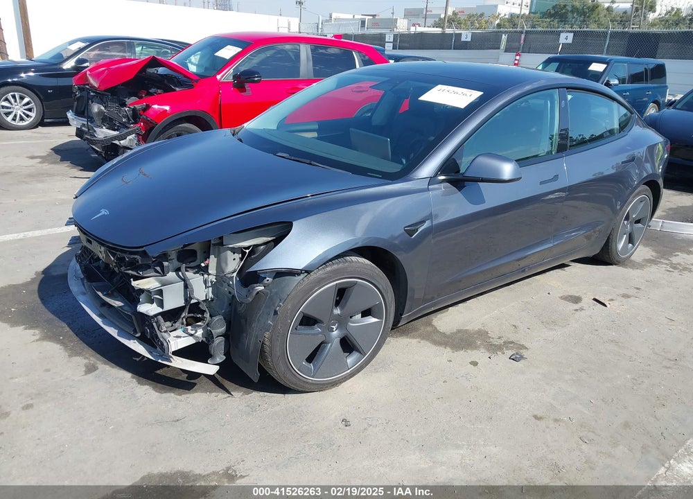 2021 TESLA MODEL 3 STANDARD RANGE PLUS REAR-WHEEL DRIVE VIN: 5YJ3E1EA0MF092885