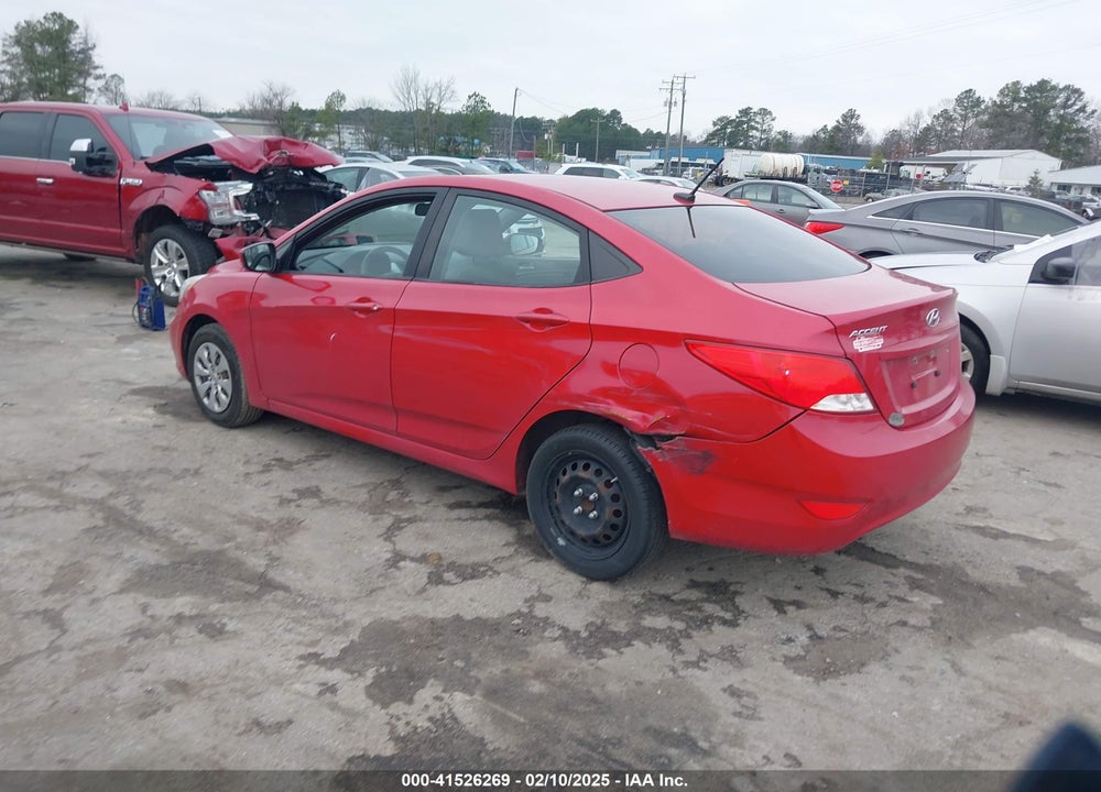 2017 HYUNDAI ACCENT VIN: KMHCT4AE0HU241031