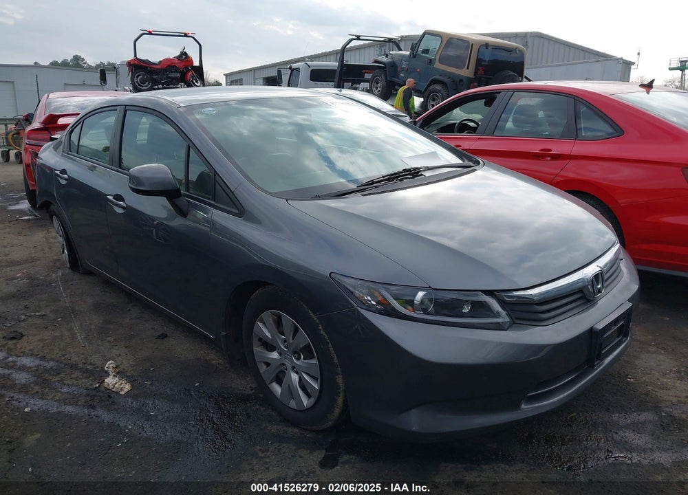 2012 HONDA CIVIC LX VIN: 19XFB2F57CE109361