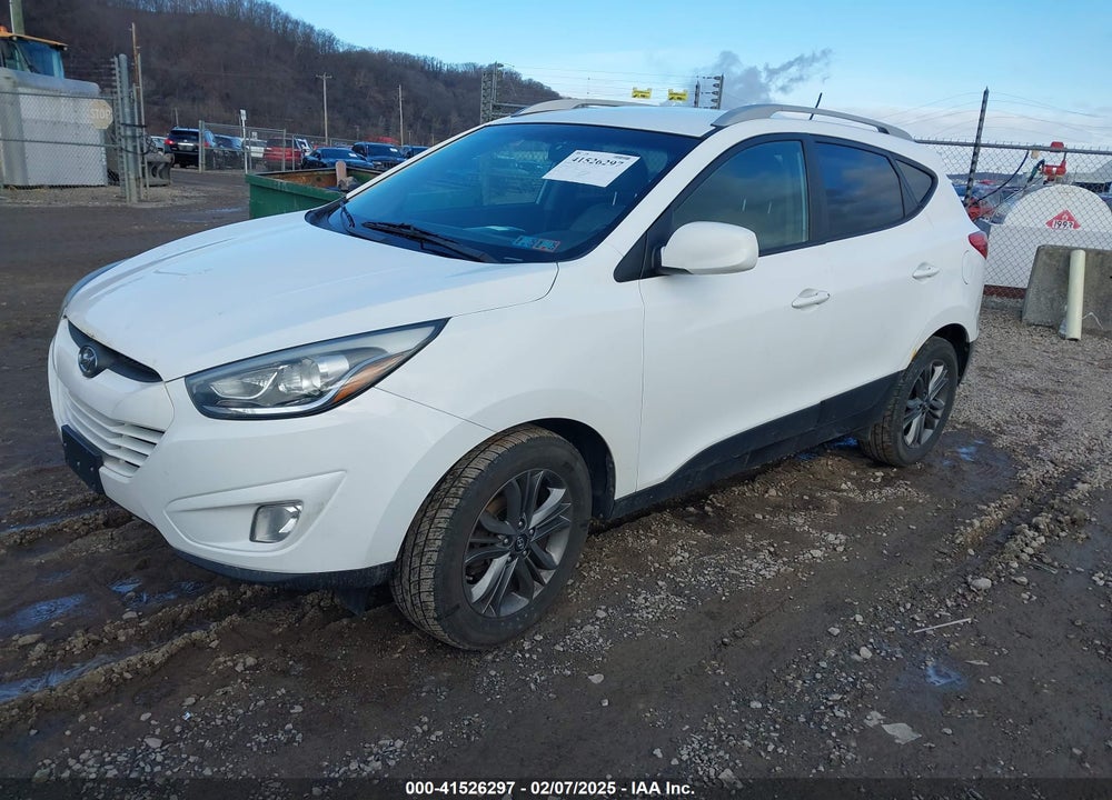 2014 HYUNDAI TUCSON SE VIN: KM8JUCAG6EU876024