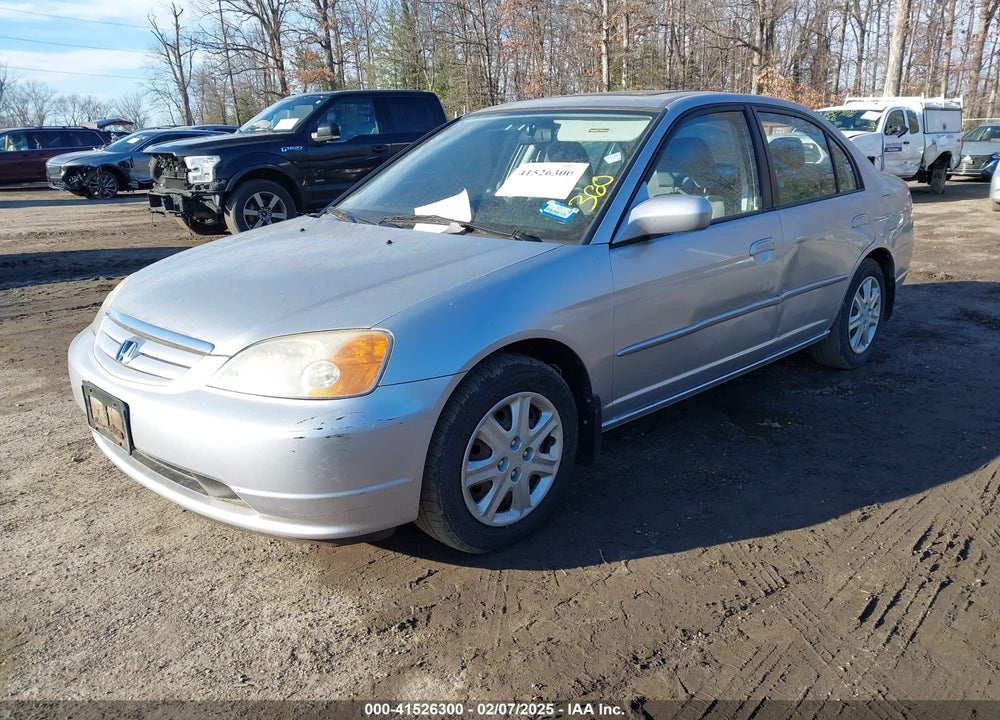 2003 HONDA CIVIC EX VIN: 2HGES26843H610042