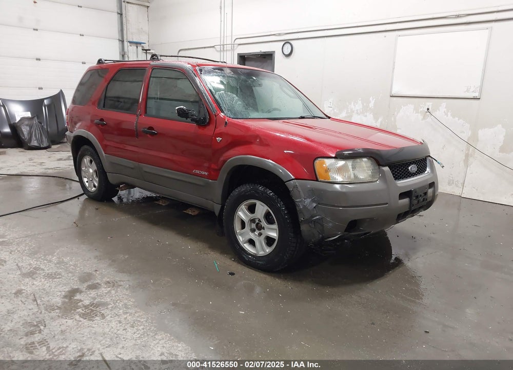 2001 FORD ESCAPE XLT VIN: 1FMYU04121KA37255