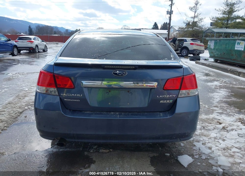 2013 SUBARU LEGACY VIN: 4S3BMBG67D3024660