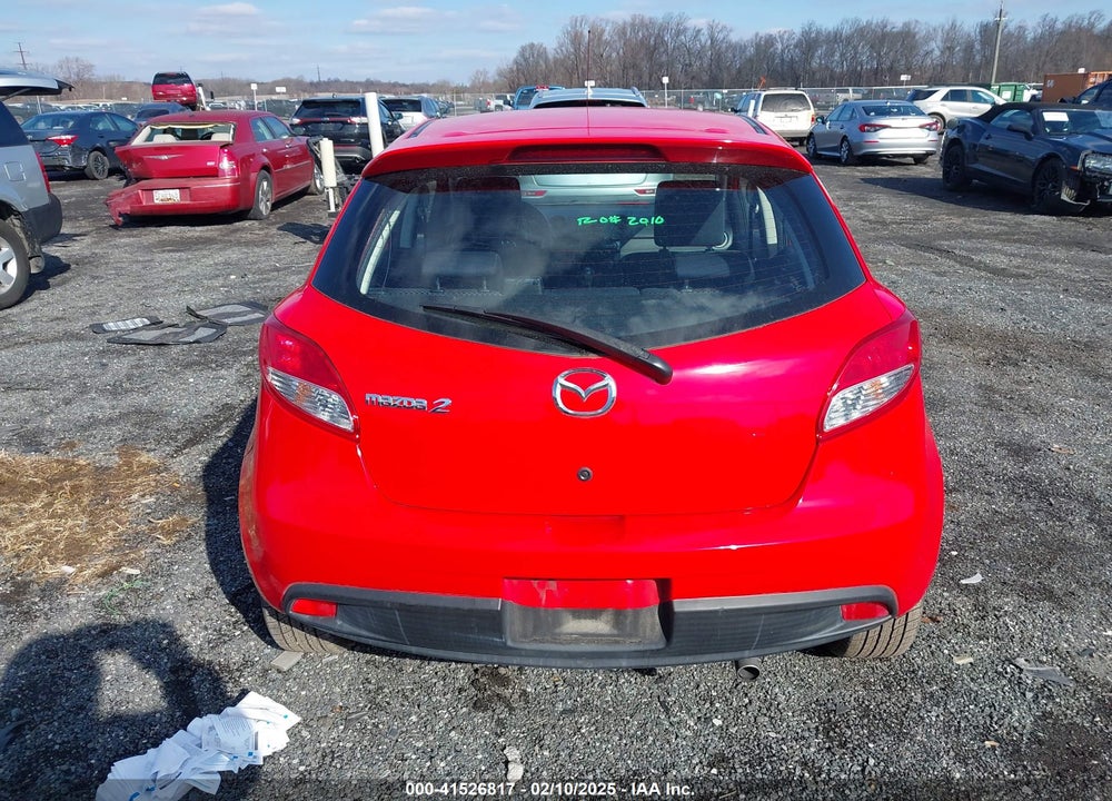 2012 MAZDA MAZDA2 VIN: JM1DE1LZ2C0152367