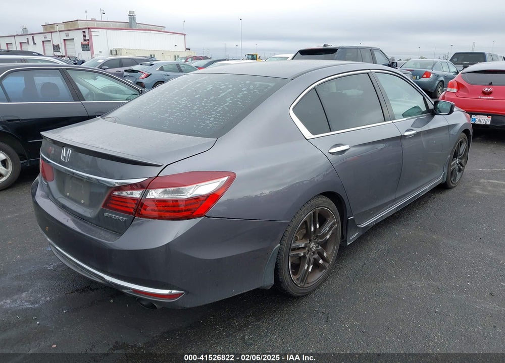 2016 HONDA ACCORD SPORT VIN: 1HGCR2F58GA114576