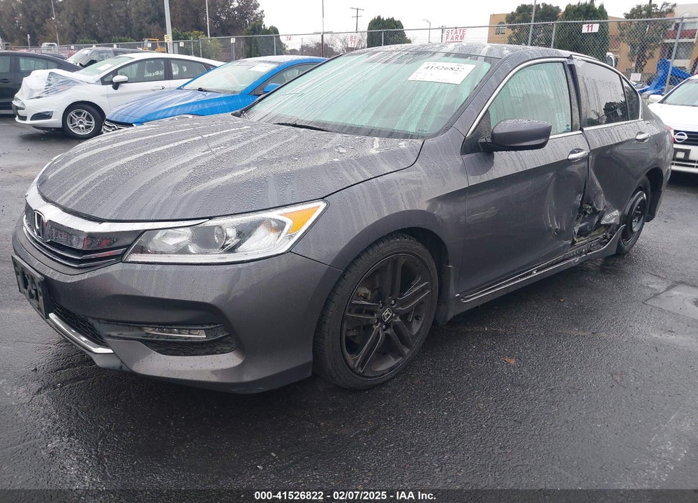 2016 HONDA ACCORD SPORT VIN: 1HGCR2F58GA114576