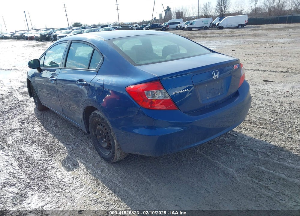 2012 HONDA CIVIC VIN: 19XFB2F51CE068712