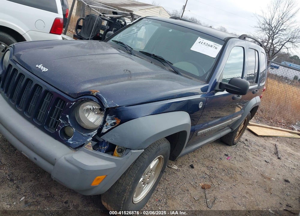 2006 JEEP LIBERTY SPORT VIN: 1J4GL48K36W154561