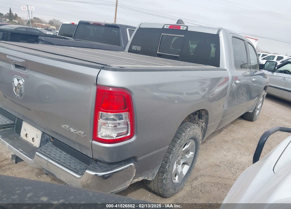 2022 RAM 1500 BIG HORN 4X4 6'4 BOX VIN: 1C6SRFMT7NN188524