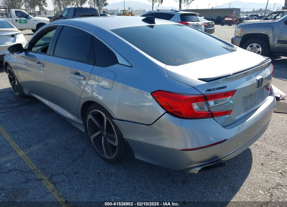 2022 HONDA ACCORD VIN: 1HGCV1F30NA001092