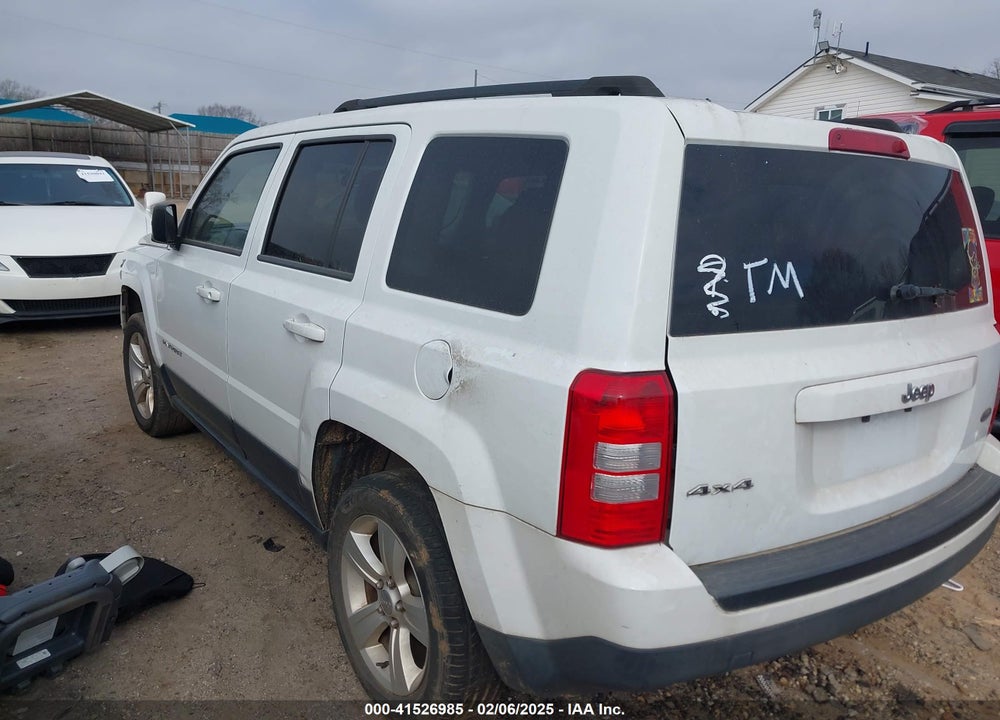 2014 JEEP PATRIOT LATITUDE VIN: 1C4NJRFB6ED760109