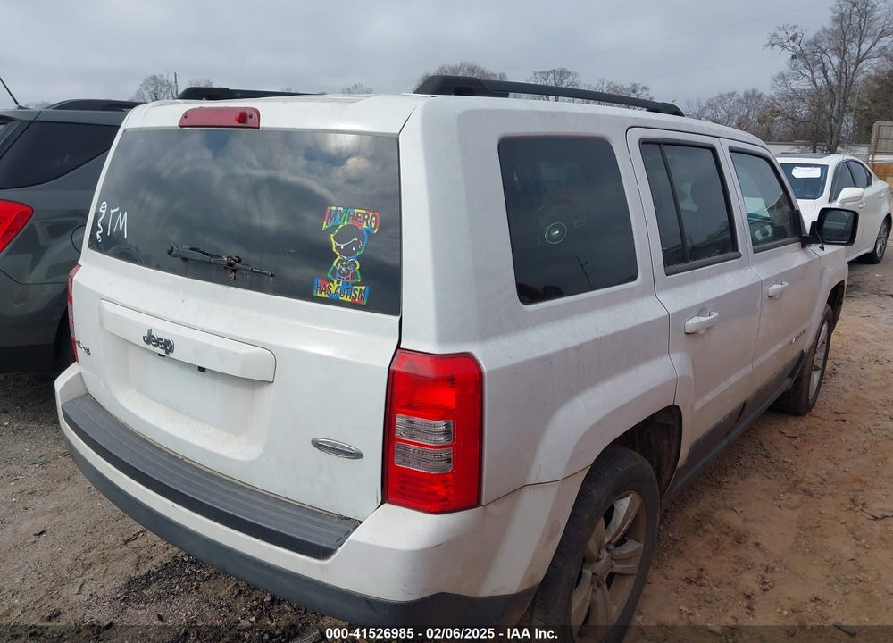 2014 JEEP PATRIOT LATITUDE VIN: 1C4NJRFB6ED760109