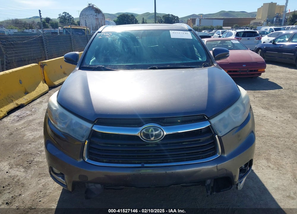 2014 TOYOTA HIGHLANDER LIMITED PLATINUM V6 VIN: 5TDDKRFH5ES014106