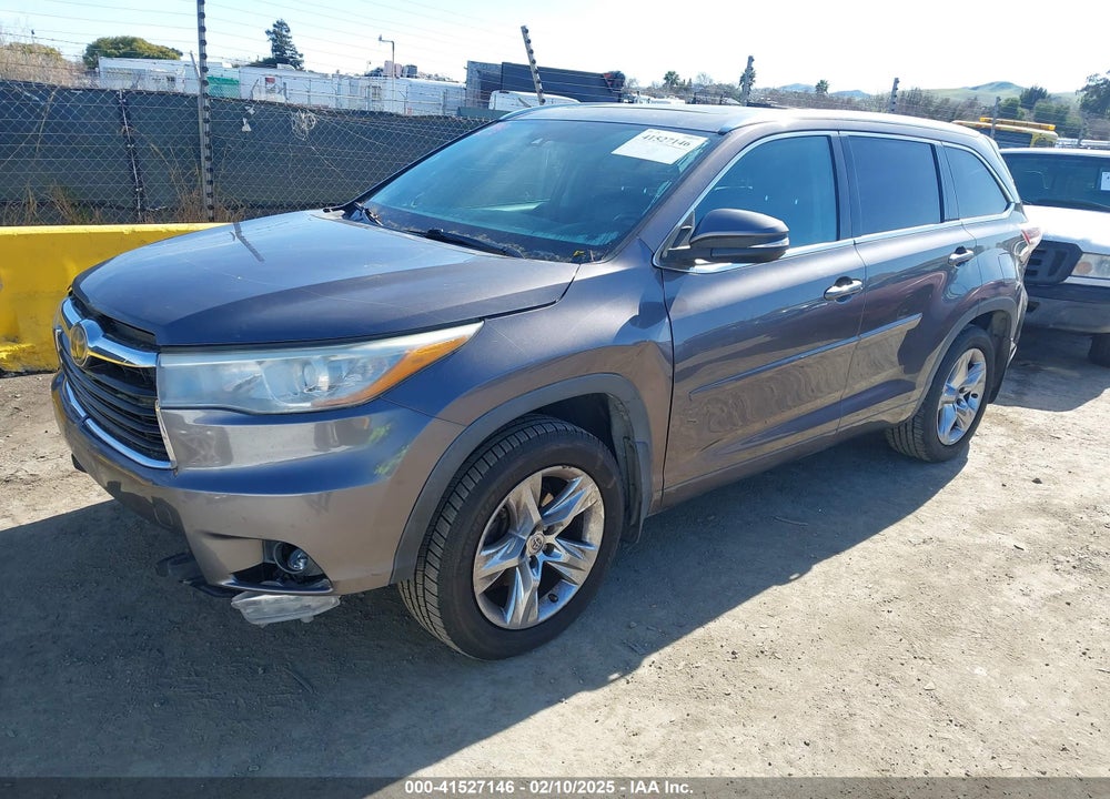 2014 TOYOTA HIGHLANDER LIMITED PLATINUM V6 VIN: 5TDDKRFH5ES014106