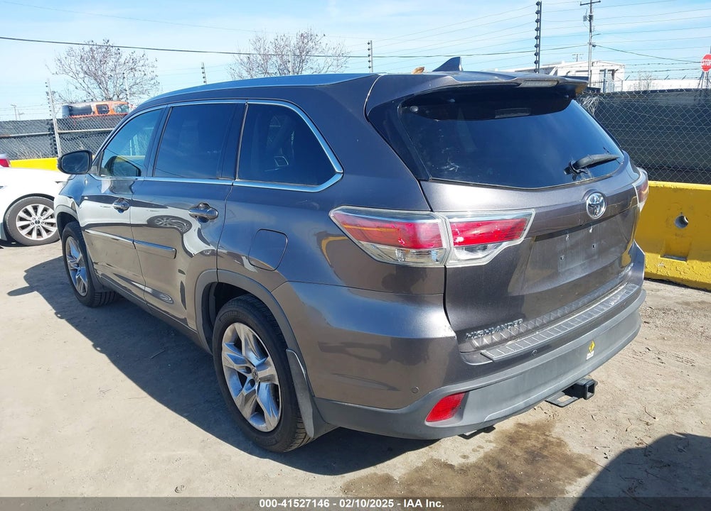 2014 TOYOTA HIGHLANDER LIMITED PLATINUM V6 VIN: 5TDDKRFH5ES014106