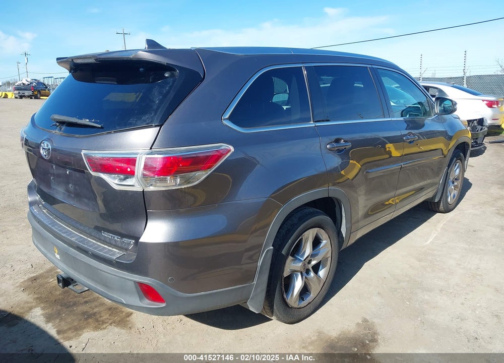 2014 TOYOTA HIGHLANDER LIMITED PLATINUM V6 VIN: 5TDDKRFH5ES014106