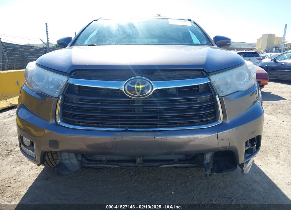 2014 TOYOTA HIGHLANDER LIMITED PLATINUM V6 VIN: 5TDDKRFH5ES014106