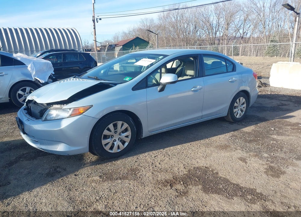 2012 HONDA CIVIC LX VIN: 2HGFB2F56CH528646