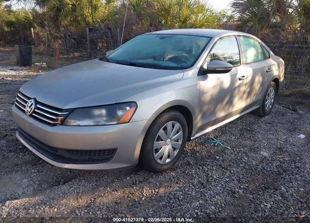 2012 VOLKSWAGEN PASSAT 2.5L S VIN: 1VWAP7A39CC090539