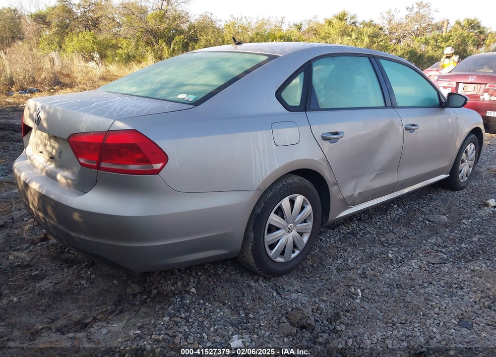 2012 VOLKSWAGEN PASSAT 2.5L S VIN: 1VWAP7A39CC090539