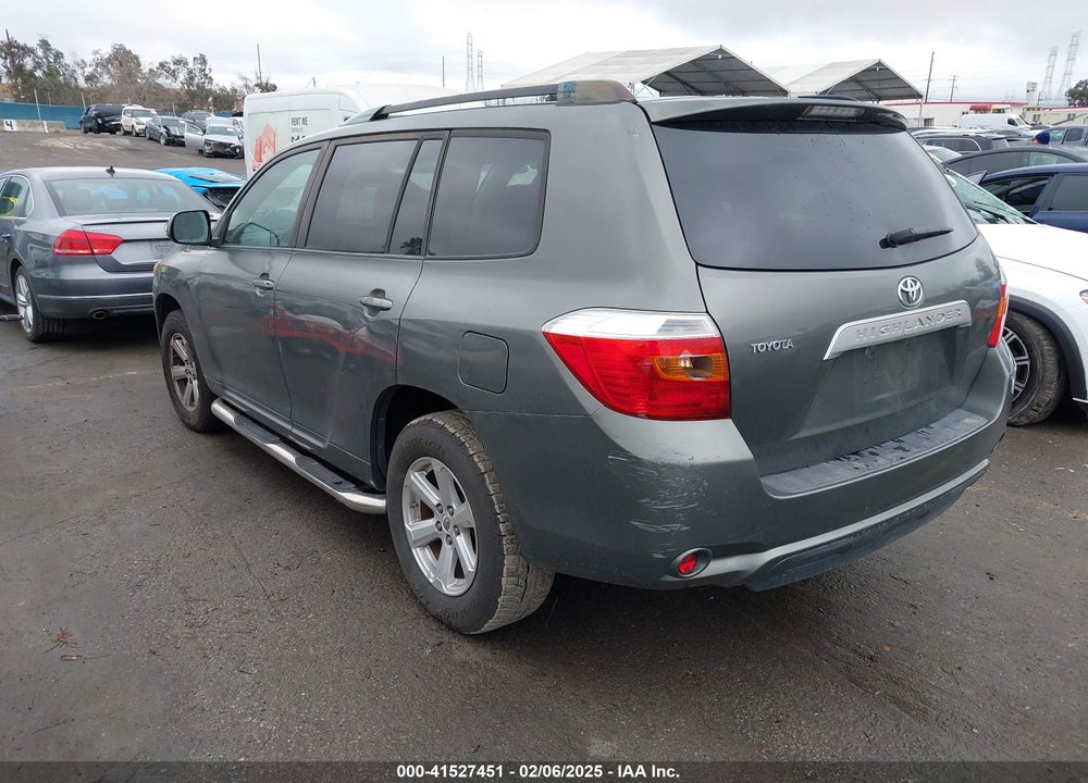 2009 TOYOTA HIGHLANDER VIN: JTEDA41A592000831
