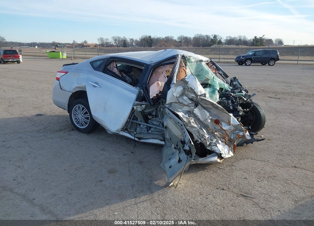 2015 NISSAN SENTRA SV VIN: 3N1AB7APXFL695203