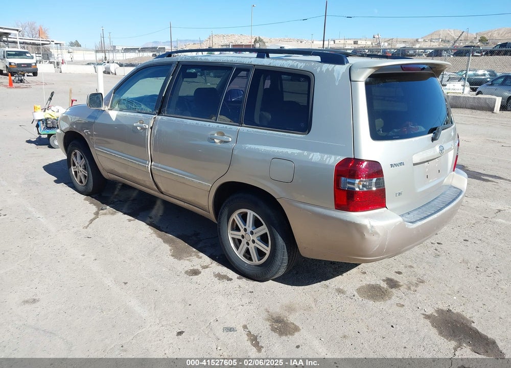 2005 TOYOTA HIGHLANDER V6 VIN: JTEGP21A150057579