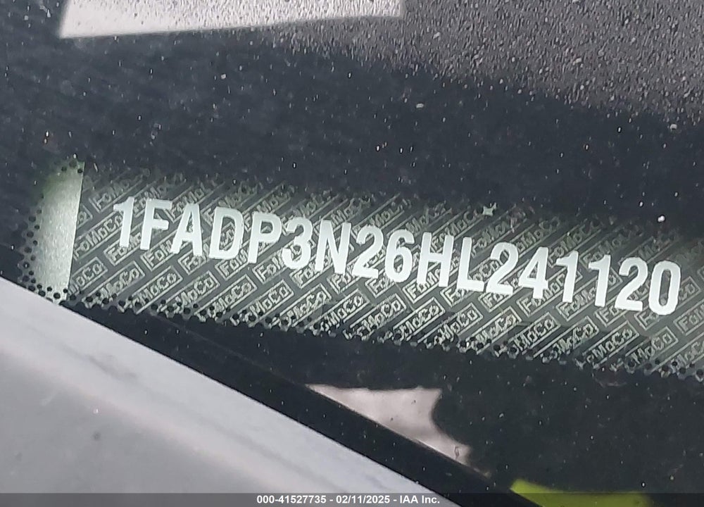 2017 FORD FOCUS TITANIUM VIN: 1FADP3N26HL241120