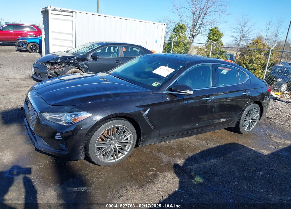 2019 GENESIS G70 ADVANCED RWD VIN: KMTG34LA0KU032218