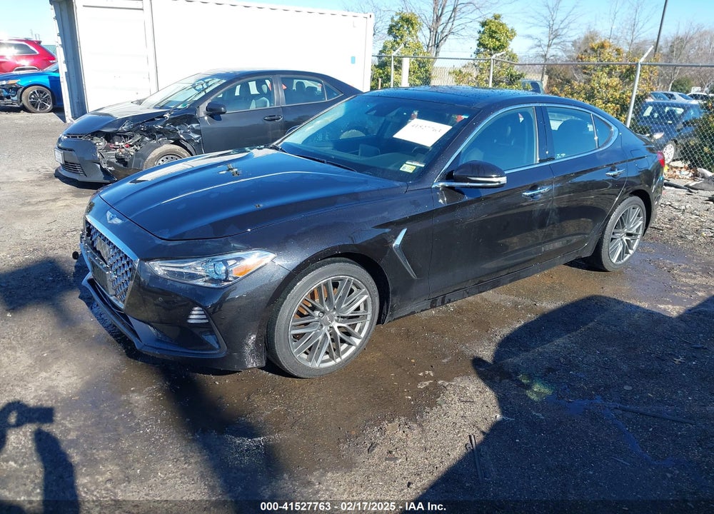 2019 GENESIS G70 ADVANCED RWD VIN: KMTG34LA0KU032218