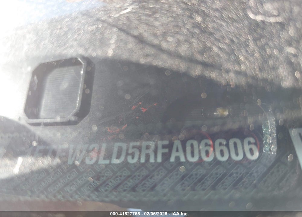 2024 FORD F150 VIN: 1FTFW3LD5RFA06606