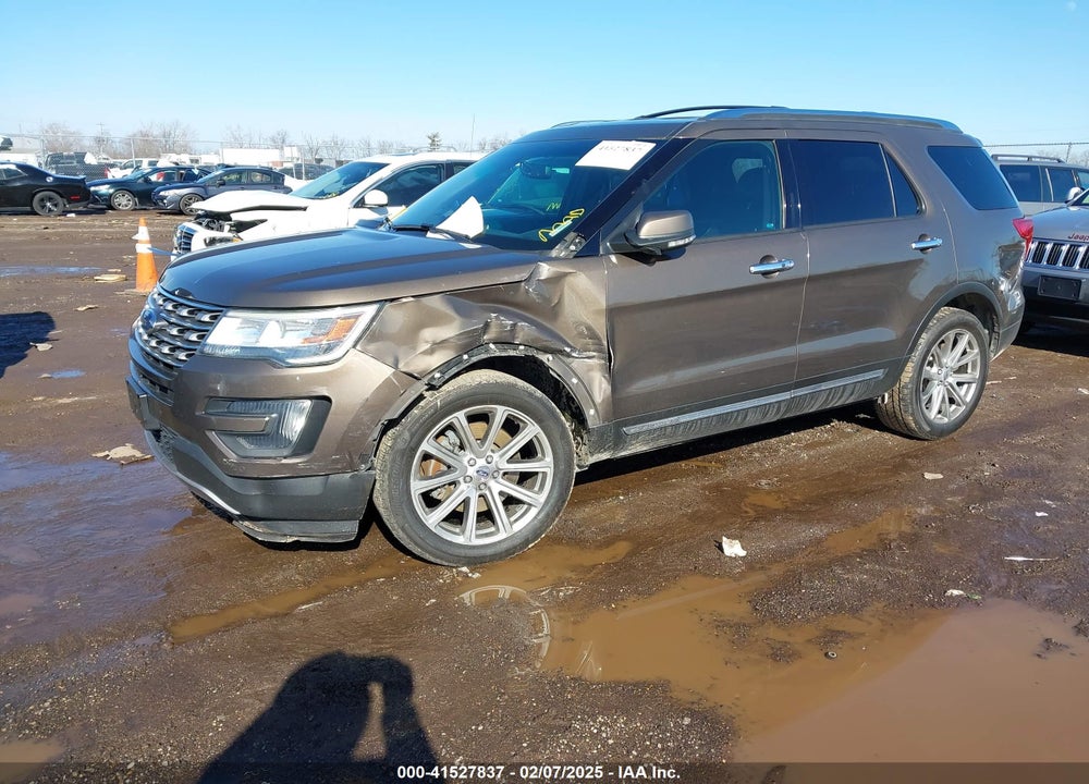 2016 FORD EXPLORER LIMITED VIN: 1FM5K8F88GGB26129