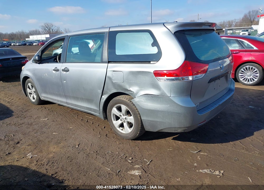 2011 TOYOTA SIENNA VIN: 5TDZK3DC4BS022350