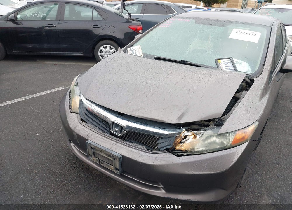 2012 HONDA CIVIC LX VIN: 19XFB2F55CE356068