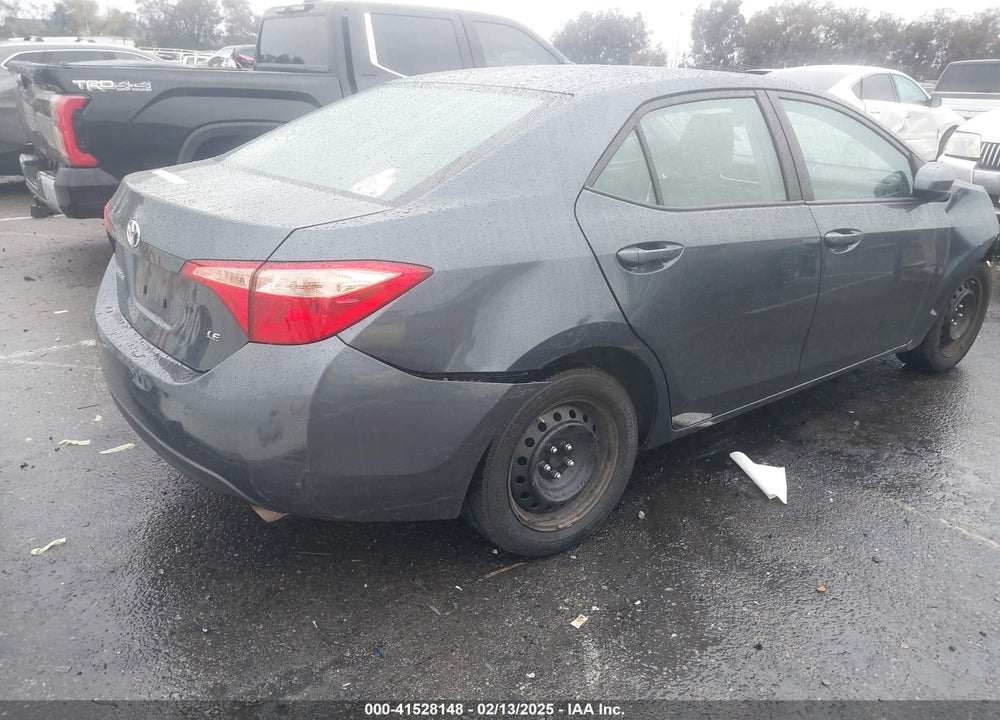 2018 TOYOTA COROLLA VIN: 2T1BURHE1JC051841