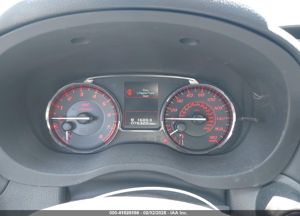2015 SUBARU WRX STI VIN: JF1VA2U69F9808404