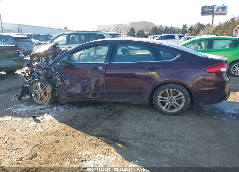 2018 FORD FUSION VIN: 3FA6P0H73JR113407