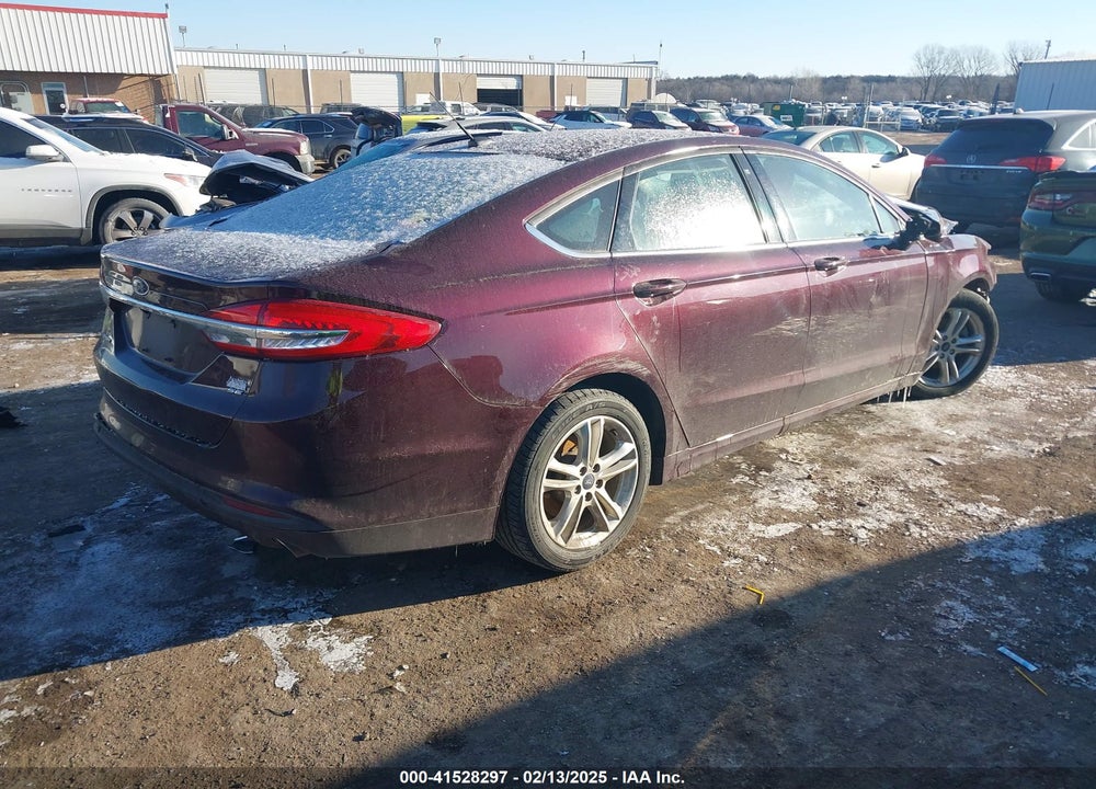 2018 FORD FUSION VIN: 3FA6P0H73JR113407