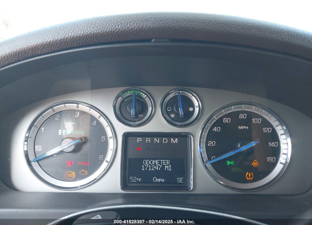 2009 CADILLAC ESCALADE HYBRID STANDARD VIN: 1GYFC43529R119641