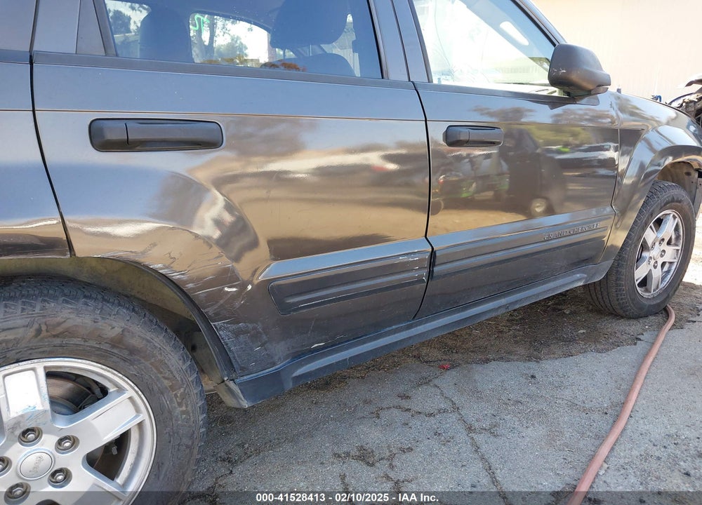 2005 JEEP GRAND CHEROKEE LAREDO VIN: 1J4GR48K35C578756