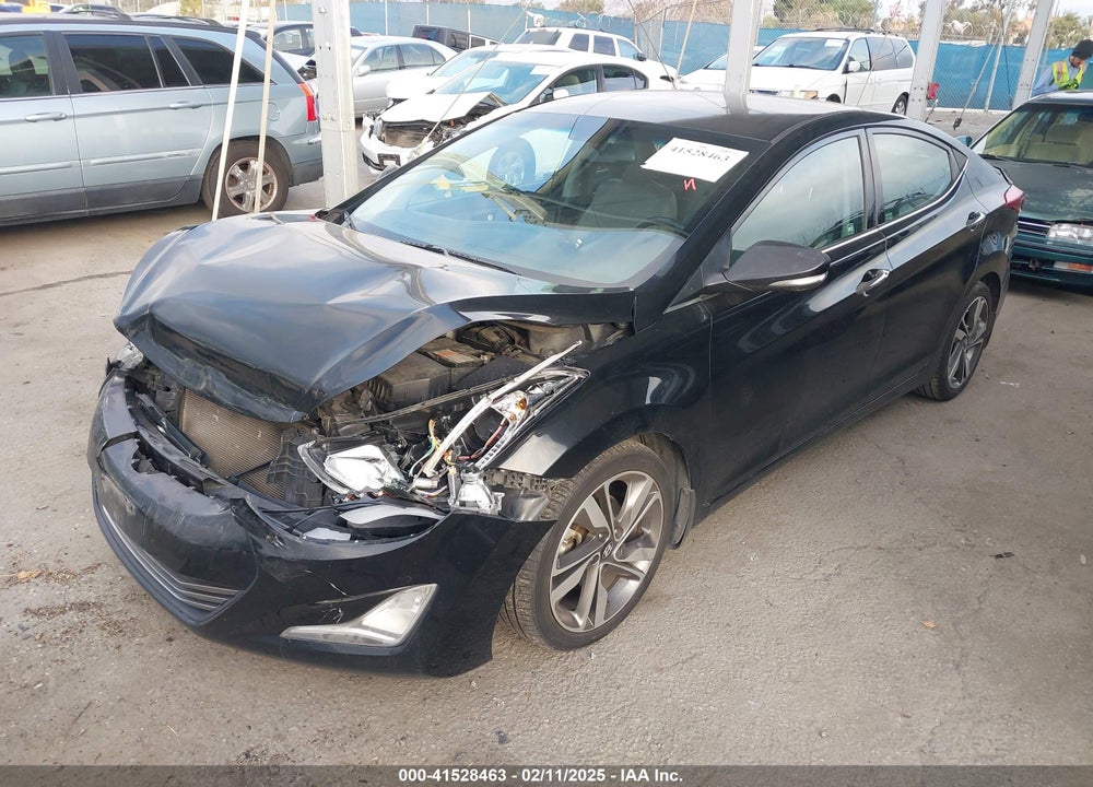 2014 HYUNDAI ELANTRA VIN: 5NPDH4AEXEH473815
